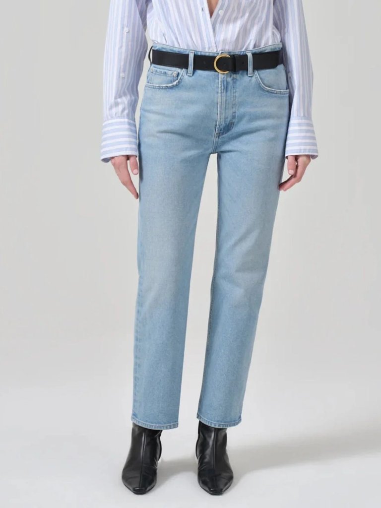 New $248 Citizens Of Humanity Zurie Straight Ankle Jeans In Garland Size 27